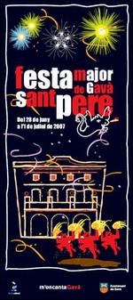 Cartel de la Fiesta Mayor de Sant Pere 2007